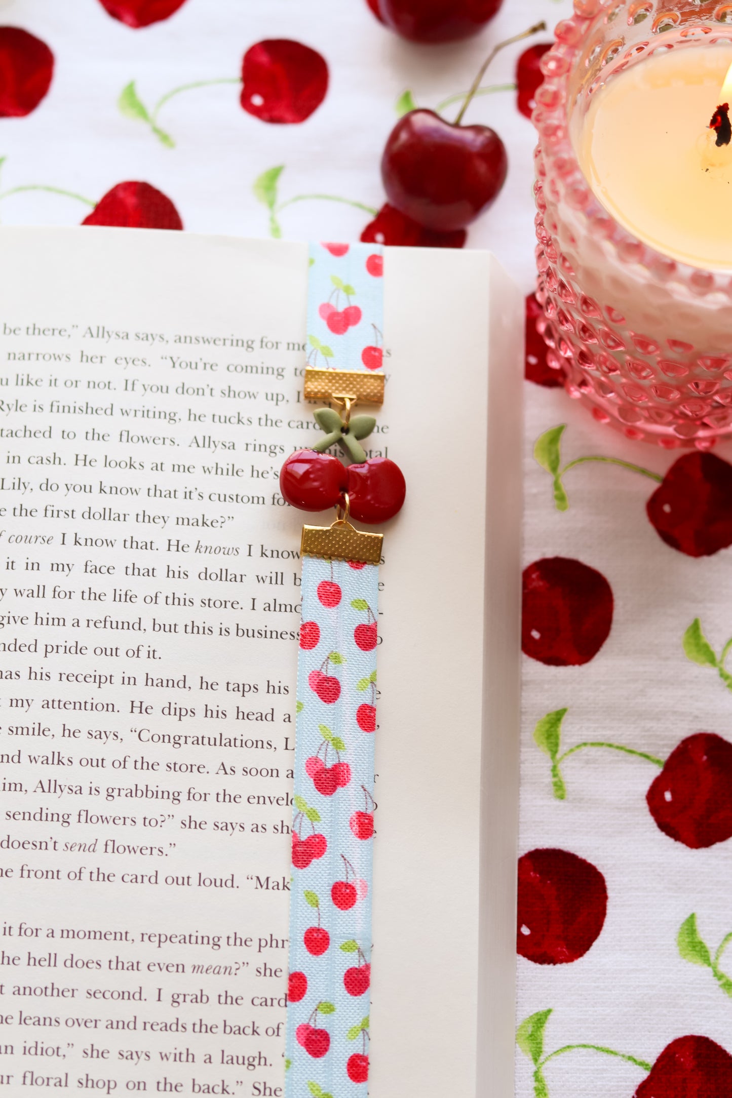 Cherry Bookmark