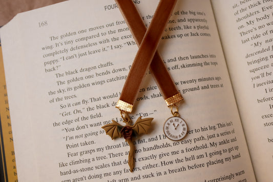 Gold Dragon Bookmark