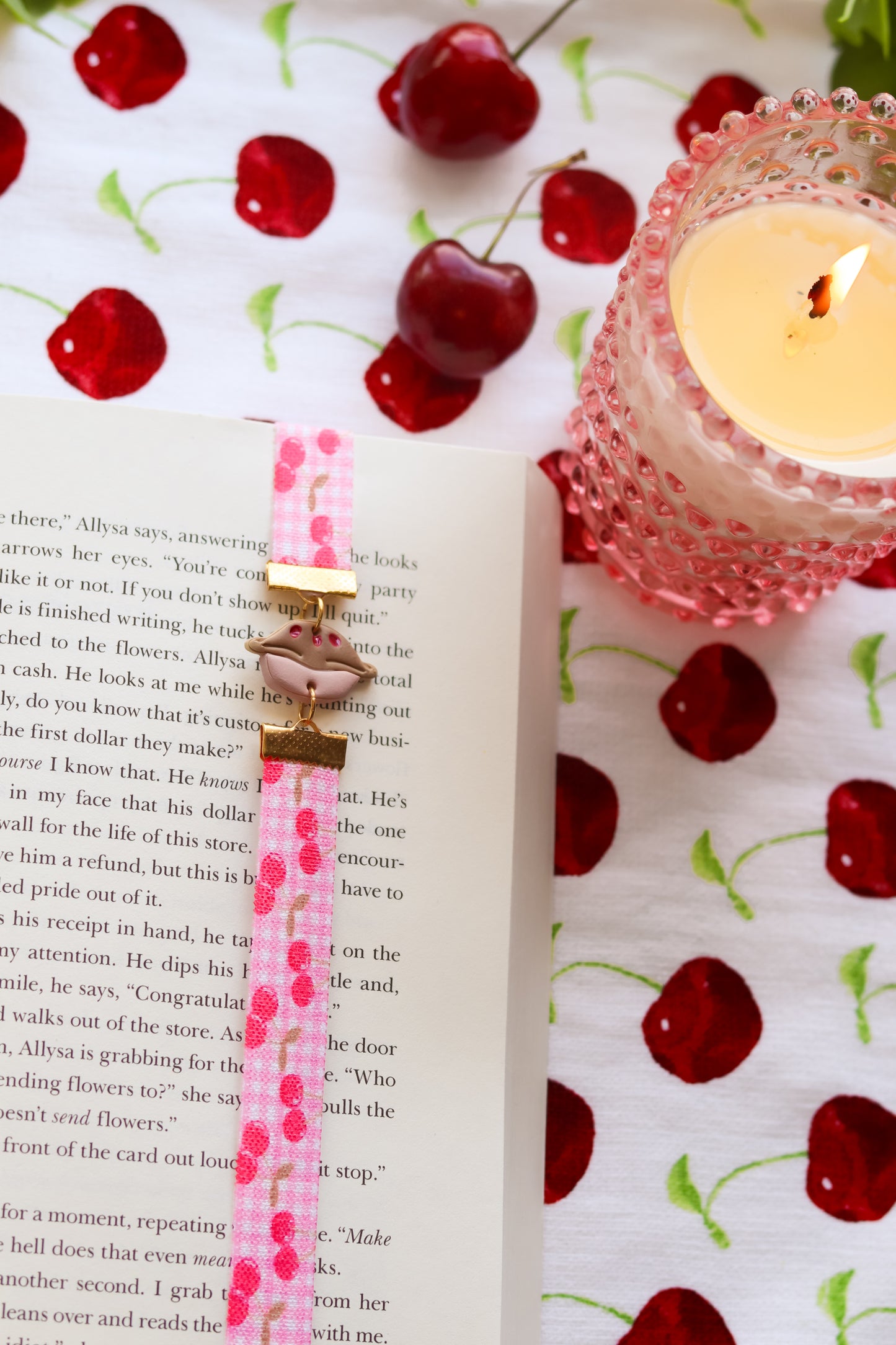 Cherry Pie Bookmark