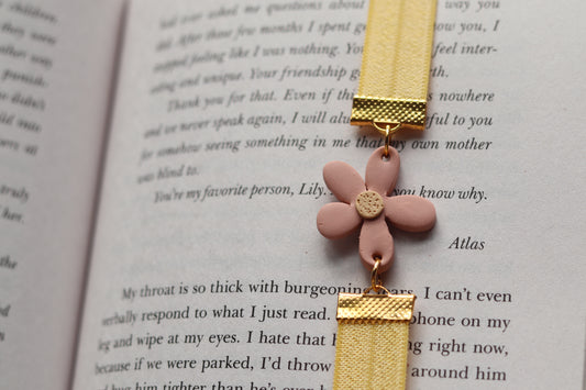 Pink Flower Bookmark