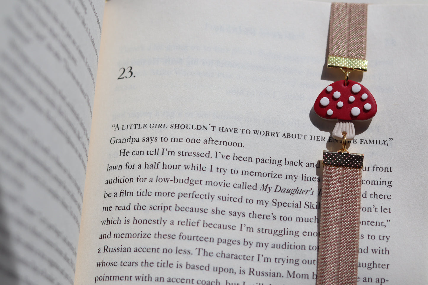 Mushroom Bookmark